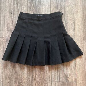 American Apparel Black Tennis Skirt Size S Pleated Schoolgirl Short Mini Skater